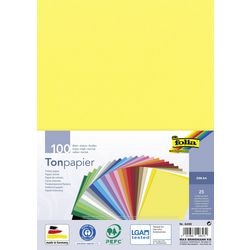 Knutselpapier folia a4 130 g m² kleurenassortiment 100 vellen