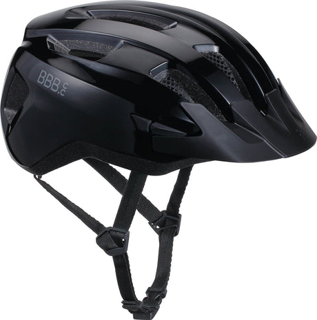 Bbb cycling racefiets helm - medium: 52 - 58 cm - wielrennen, mtb stadfiets - wasbare padding - met bevestiging achterlicht - fietshelm dames heren - glanzend zwart - condor 2.0 bhe-173