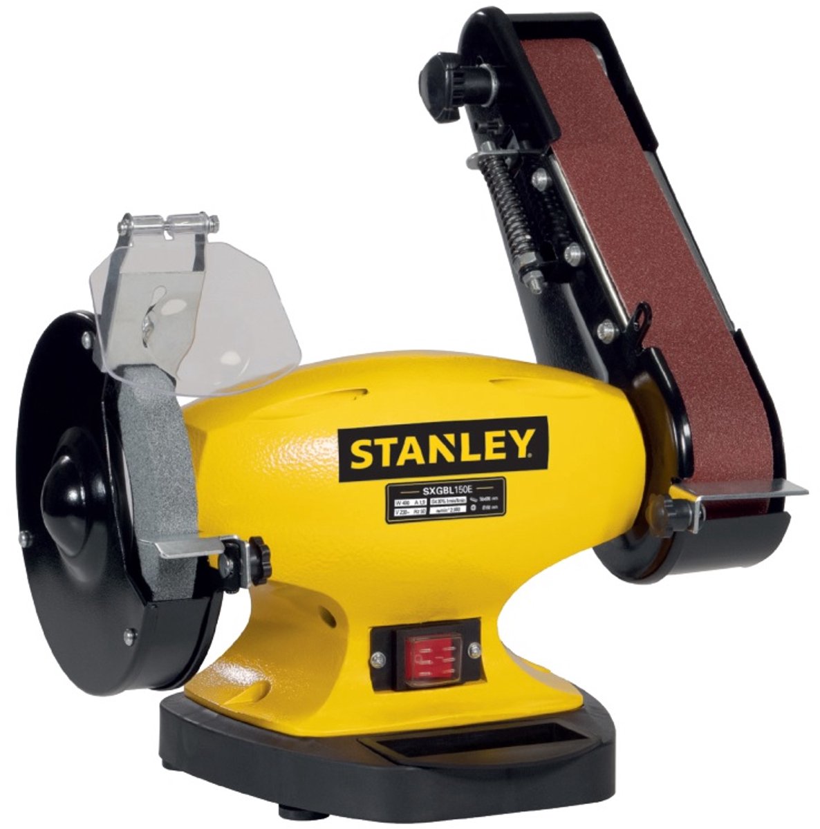 Stanley sxgbl150e - tafelbandschuurmachine - 330w