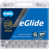 Kmc eglide ept cues ketting zilver 118 links 11s