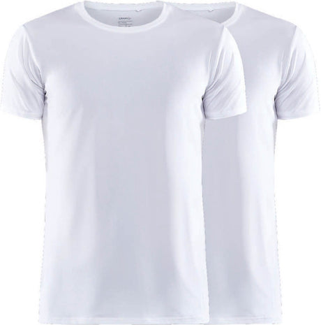 Craft core dry tee multi 2-pack m heren thermoshirt - wit