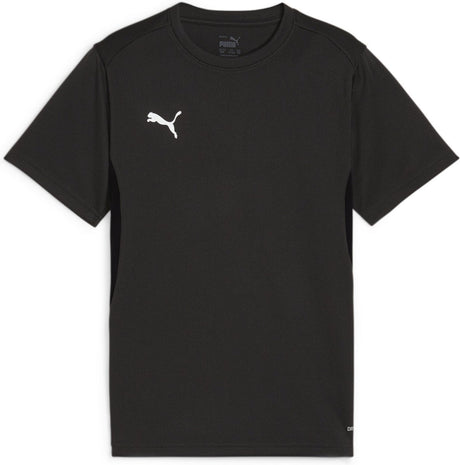 Puma teamgoal jersey jr jongens sportshirt - black- white-flat dark gray