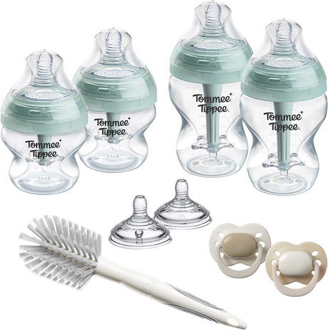 Tommee tippee advanced anti-colic babyflessen en spenen startersset - flessen van 150 ml en 260 ml voor pasgeboren baby's - 0m+