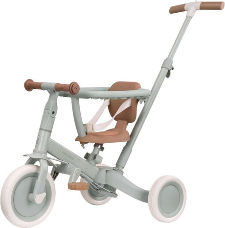 Little dutch - 4 in 1 driewieler met duwstang - green leaf