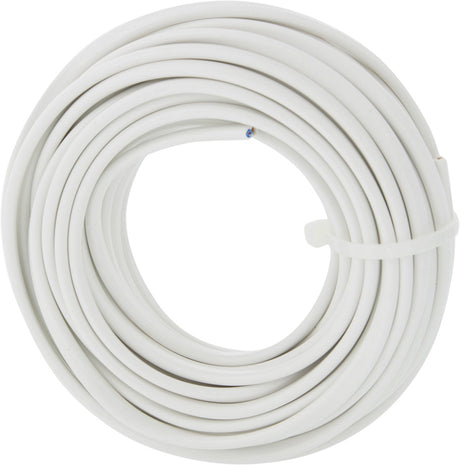 Q-link huishoudsnoer plat 2x0.75 wit 10m