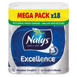 Toiletpapier nalys comfort wit 1948, 2 g