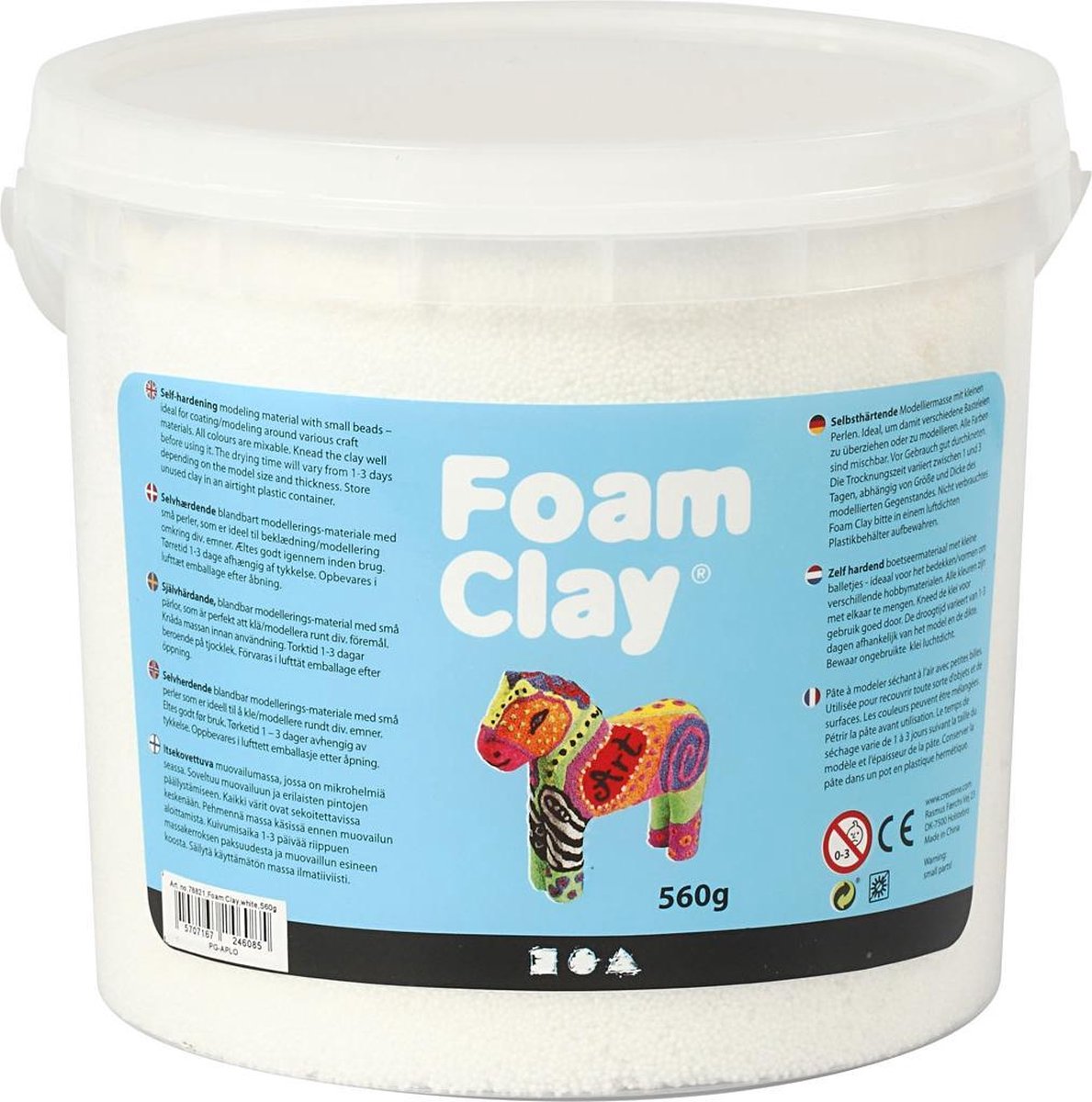 Foam clay http: www.cchobby.nl foam-clayr-wit-560-gr-1-emmer