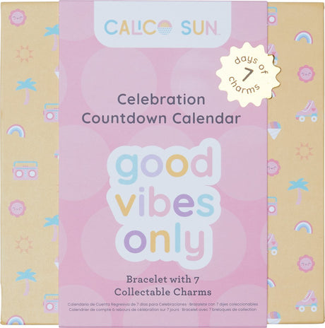Calico sun countdown celebration kalender alleen goede vibraties