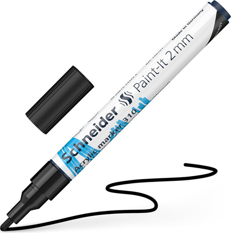 Schneider schrijfwaren schneider acrylmarker - paint-it 310 - 2mm - zwart - s-120101