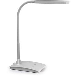 Maul pearly bureaulamp - led - kunststof metaal - zilver - dimbaar - touch bedienbaar - tafellamp
