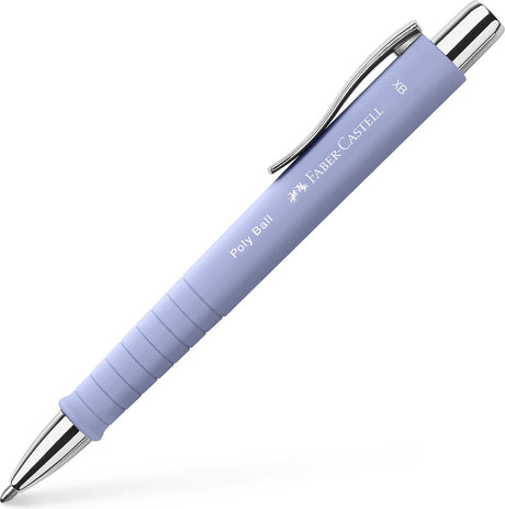 Faber-castell balpen - poly ball - penpunt xb - pale iris - fc-241154