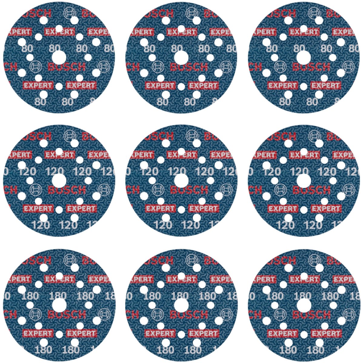 Bosch accessories 2608902407 schuurschijvenset diameter 125 mm 1 stuk(s)