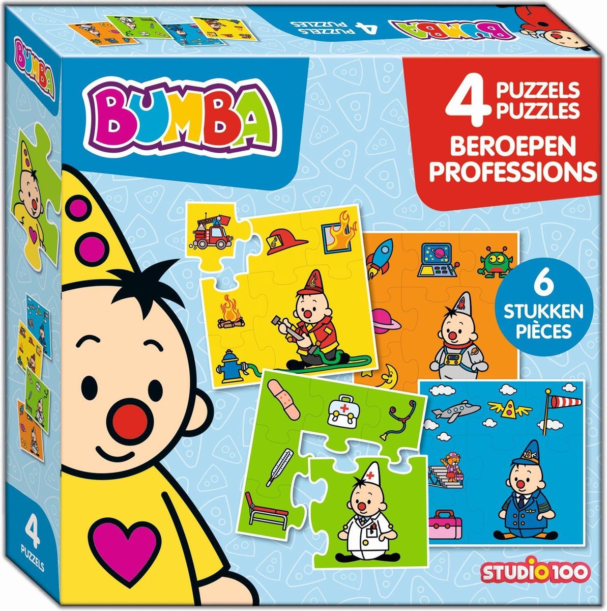 Bumba puzzel beroepen, 4in1