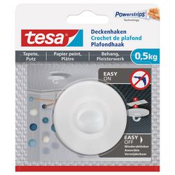 Zelfklevende haak tesa 77781-00000-00 kunststof wit