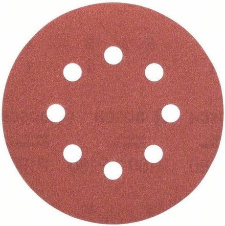 Bosch 5-delige schuurbladset voor excenterschuurmachines 125 mm - korrel 180