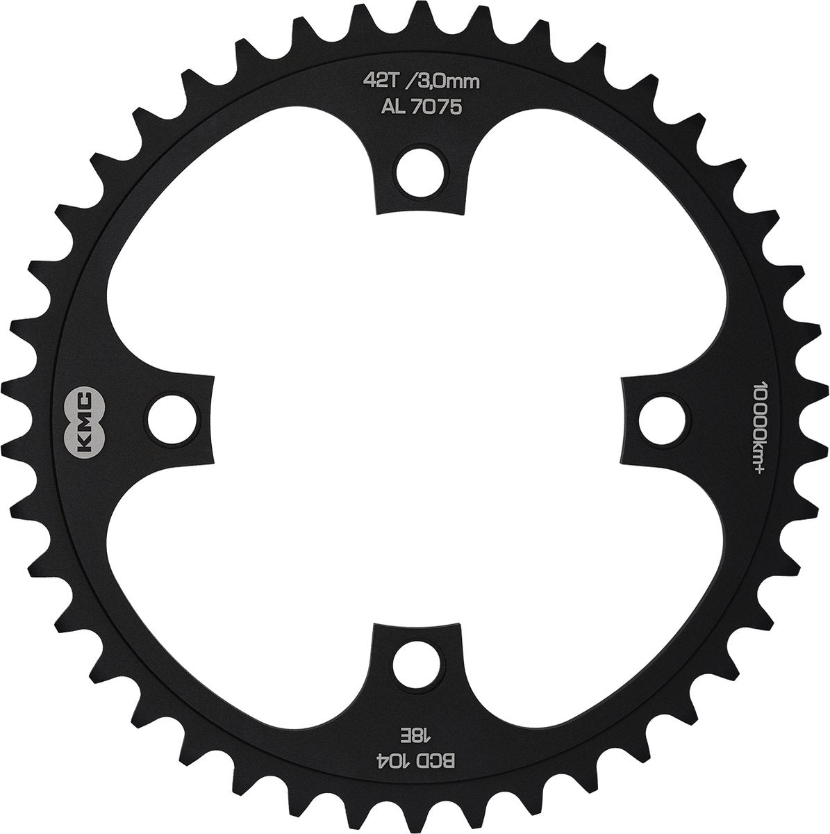 KMC kettingblad 42t 1 8 BCD 104