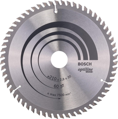 Bosch cirkzb opt 210x30x2,8 60t wz