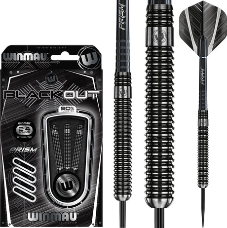 Winmau blackout 1 90% - dartpijlen