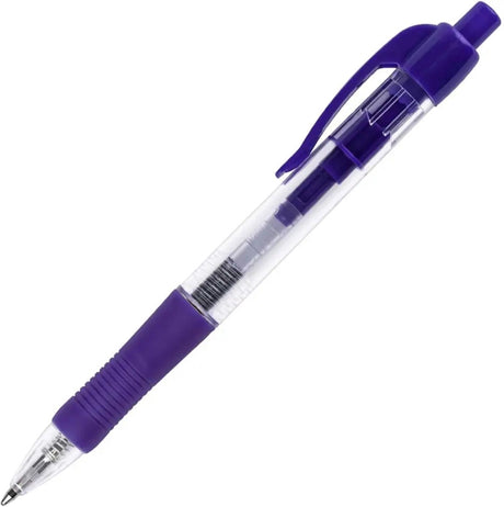 Q-connect balpen, retractable, 0,7 mm, medium punt, blauw, doos van 10 stuks