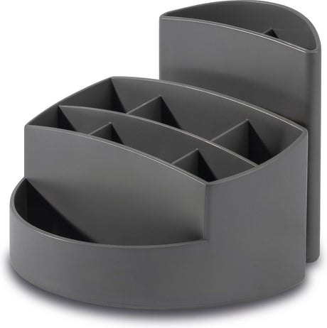 Han pennenbak - rondo karma - 9-vaks - grijs - 100% gerecycled materiaal - ha-17468-18