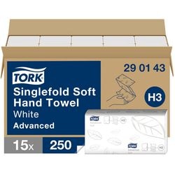 Handdoek tork advanced wit