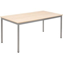 Tafel sodematub ijzer lichtbruin, zilver