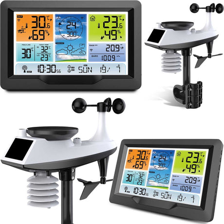 Viking choice weerstation - display - grafiet - bd-905