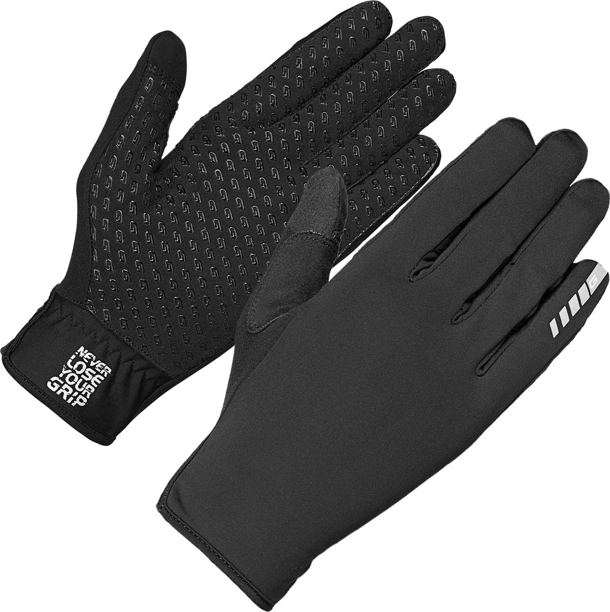 Gripgrab - raptor raceday windproof lente herfst fietshandschoenen winddicht zonder padding - zwart - unisex - maat xl