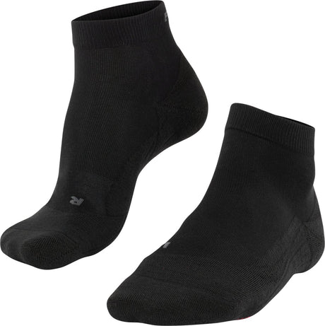 Falke go2 short anti-blaar katoen functioneel materiaal golfsokken heren zwart - maat 44-45