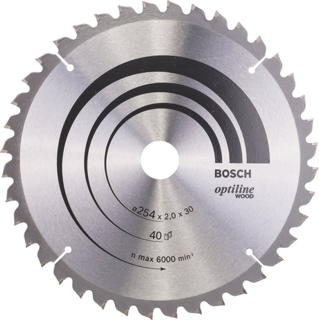 Bosch pro wood cirkelzaagblad, 254 x 2 x 30 mm