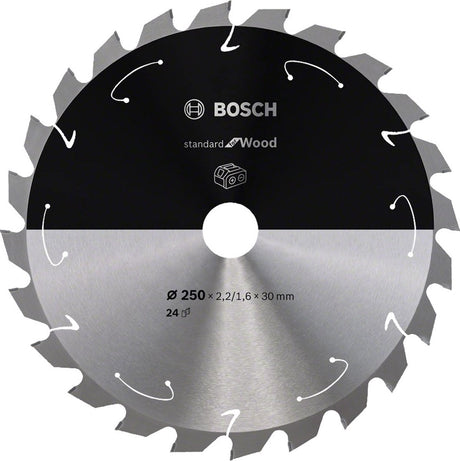 Bosch professional standard for wood cirkelzaagblad 250 x 30 x 2,2 mm 24 tanden ( 2608837727 )