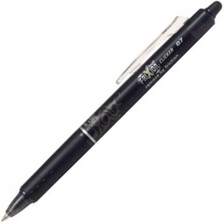 Pilot frixion ballpen 0.7mm clicker – doos van 12 stuks - zwart