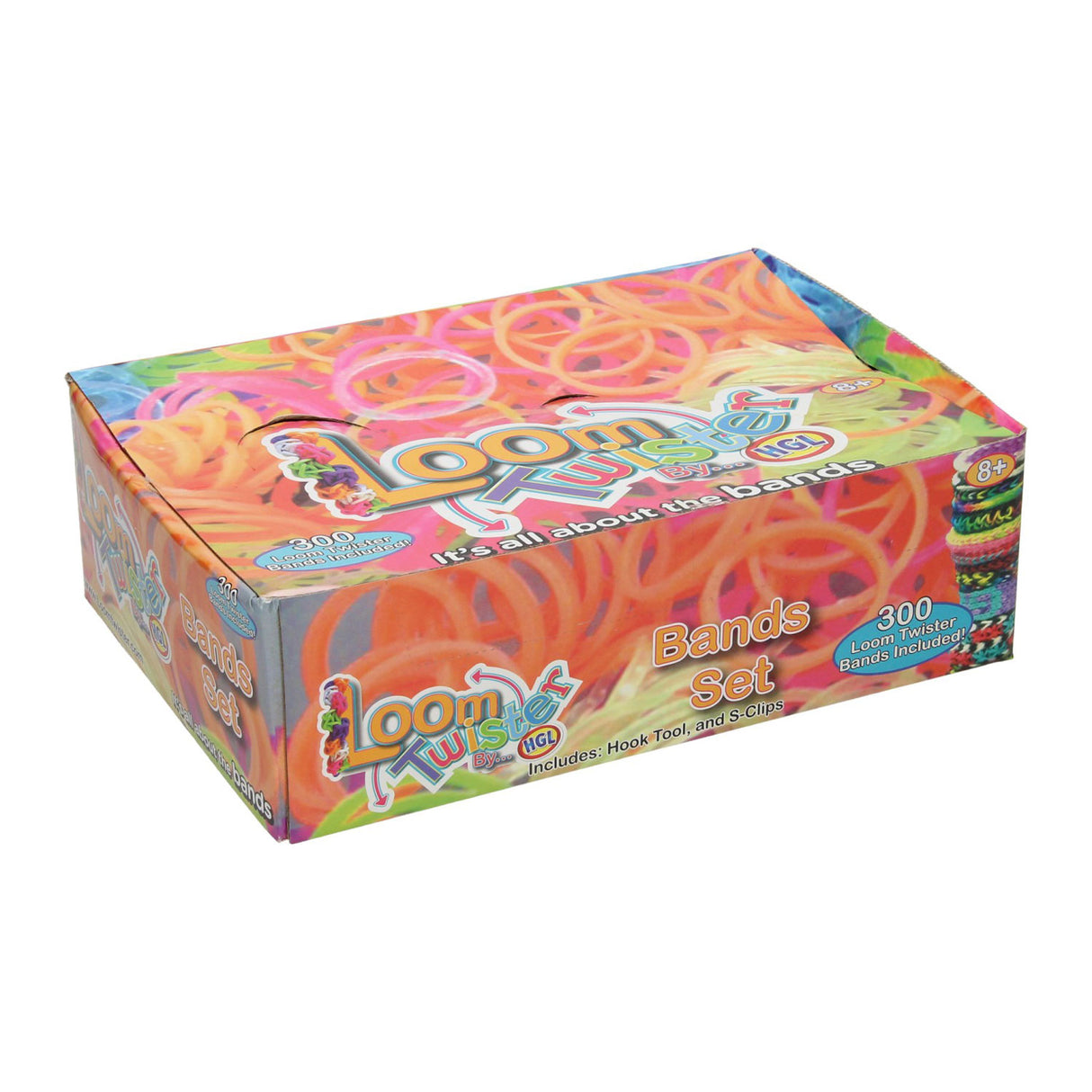 Loom set twister mixed, 14.400dlg + accessoires