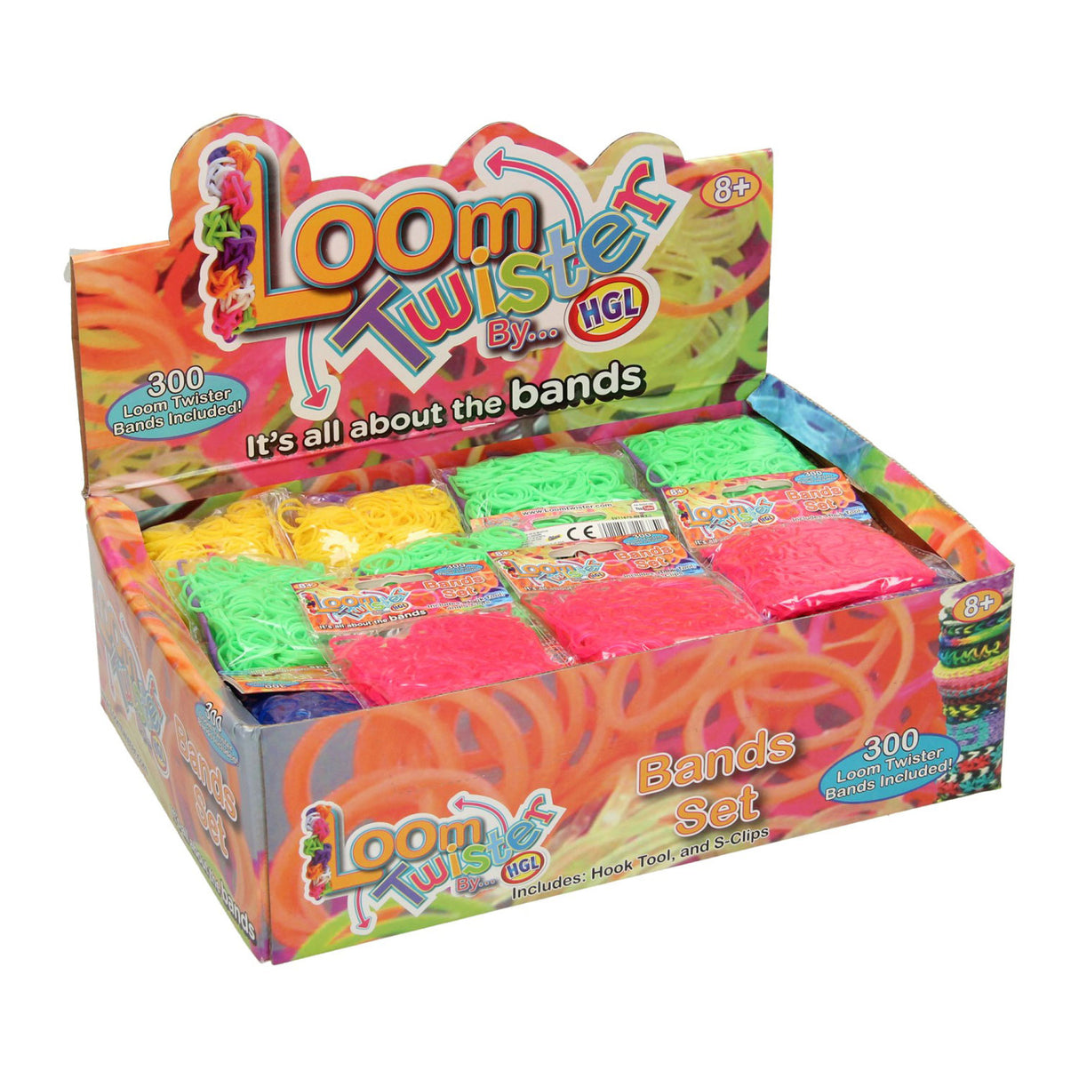 Loom set twister mixed, 14.400dlg + accessoires