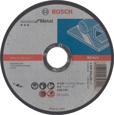 Bosch Prof doorslijpschijf recht metaal 125 mm