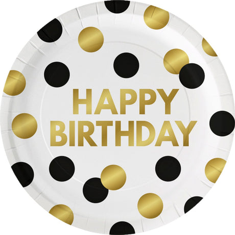 Paper dreams celebration! plates - happy birthday