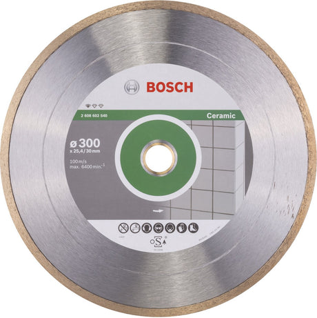 Bosch - diamantdoorslijpschijf standard for ceramic 300 x 30+25,40 x 2 x 7 mm