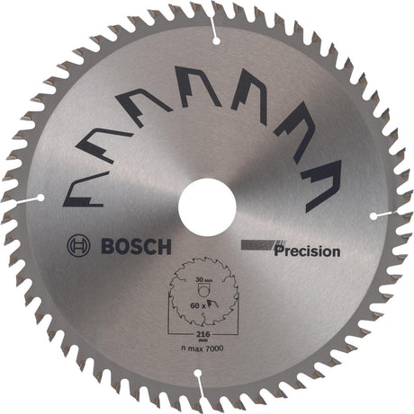 Bosch cirkelzaagblad precision 216x30x2,5,t60