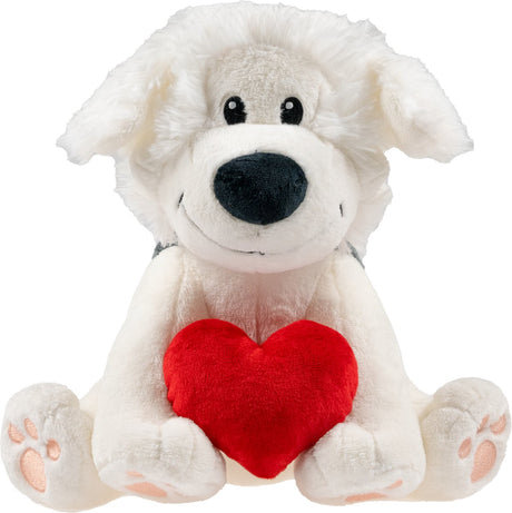 Samson marie samson en marie knuffel pluche samson met hart, 30cm
