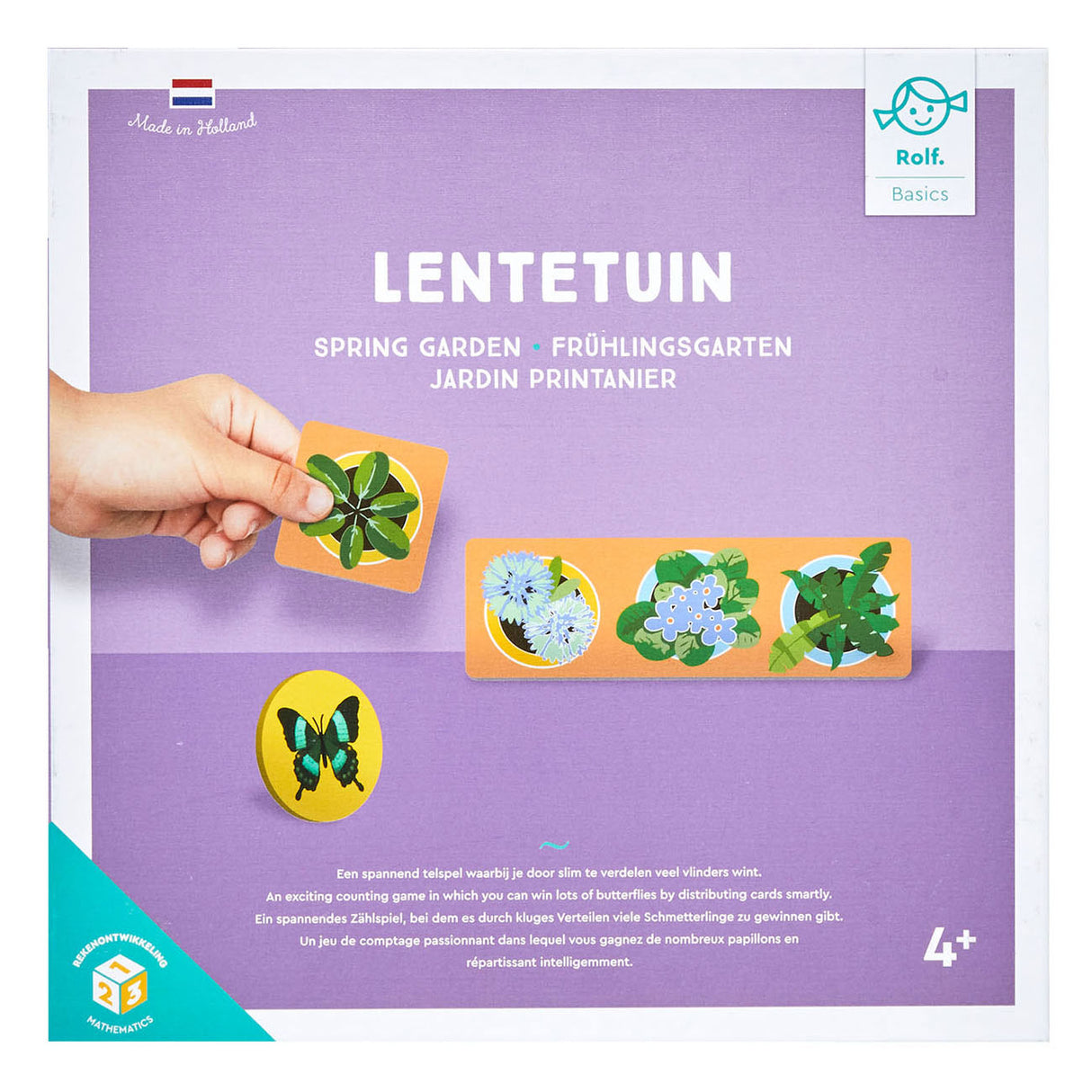 Rolf basics - lentetuin rekenspel