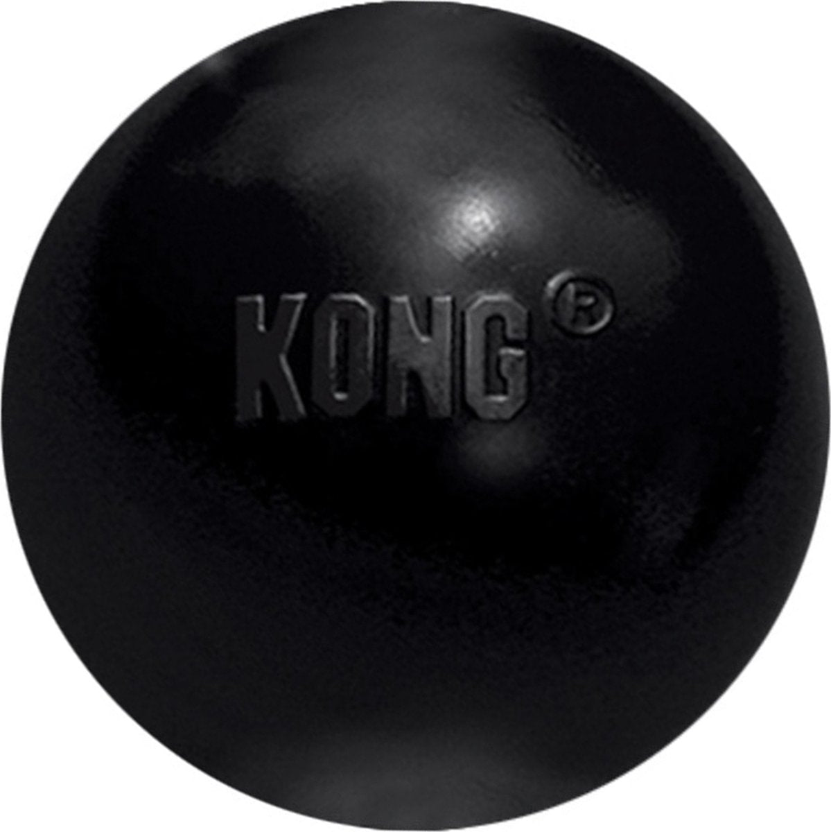 Kong extreme bal - hondenspeelgoed - zwart - s