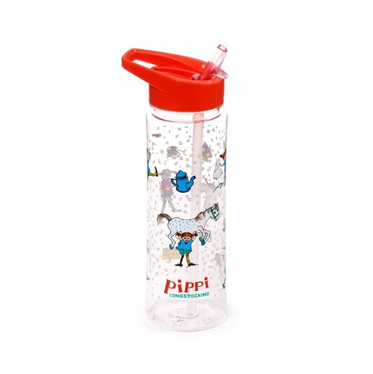 Puckator pippi langkous drinkfles kinderen 550ml - bpa-vrij