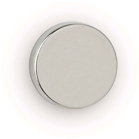 Maul magneet rond 10 stuks 2,5 kg staal metaal neodymium magnetisch ø 1.2 x 0.3 cm zilver