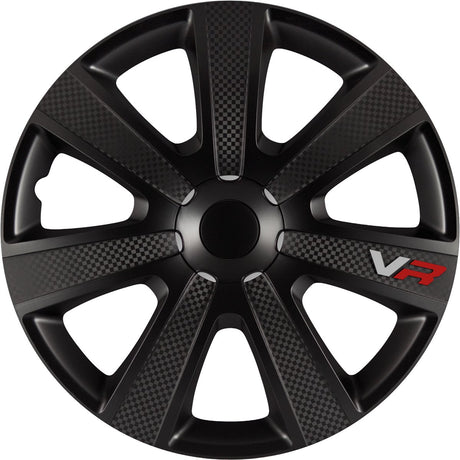 Carpoint wieldoppen vr carbon 15 inch abs zwart set van 4