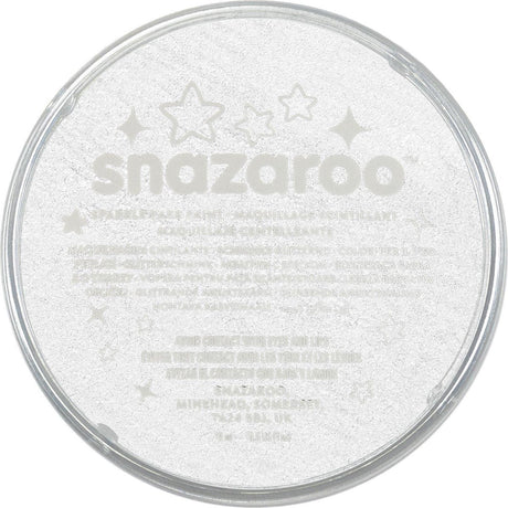 Snazaroo 1118001 - sparkle white - 18ml aqua schmink kinderschmink voor kinderen en volwassenen