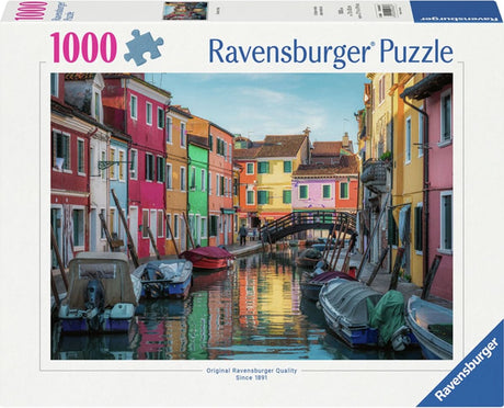 Ravensburger legpuzzel burano italie, 1000st.
