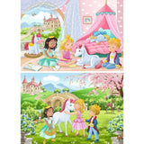 Ravensburger puzzel prince princess 2x12