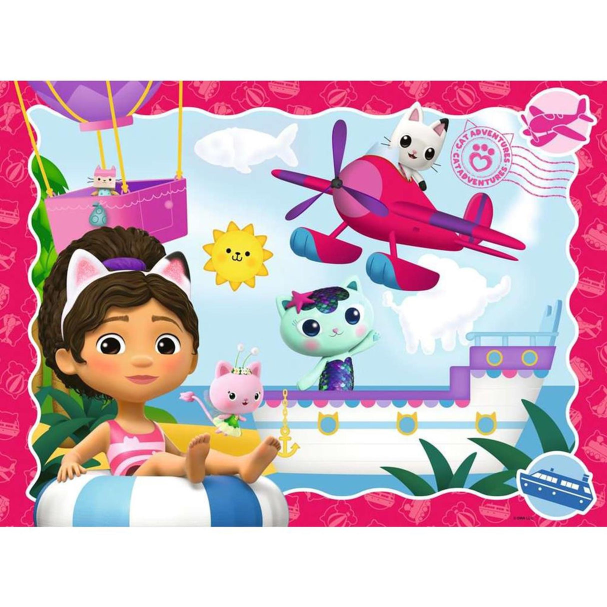 Ravensburger puzzel gabby's dollhouse - legpuzzel - 100 xxl stukjes