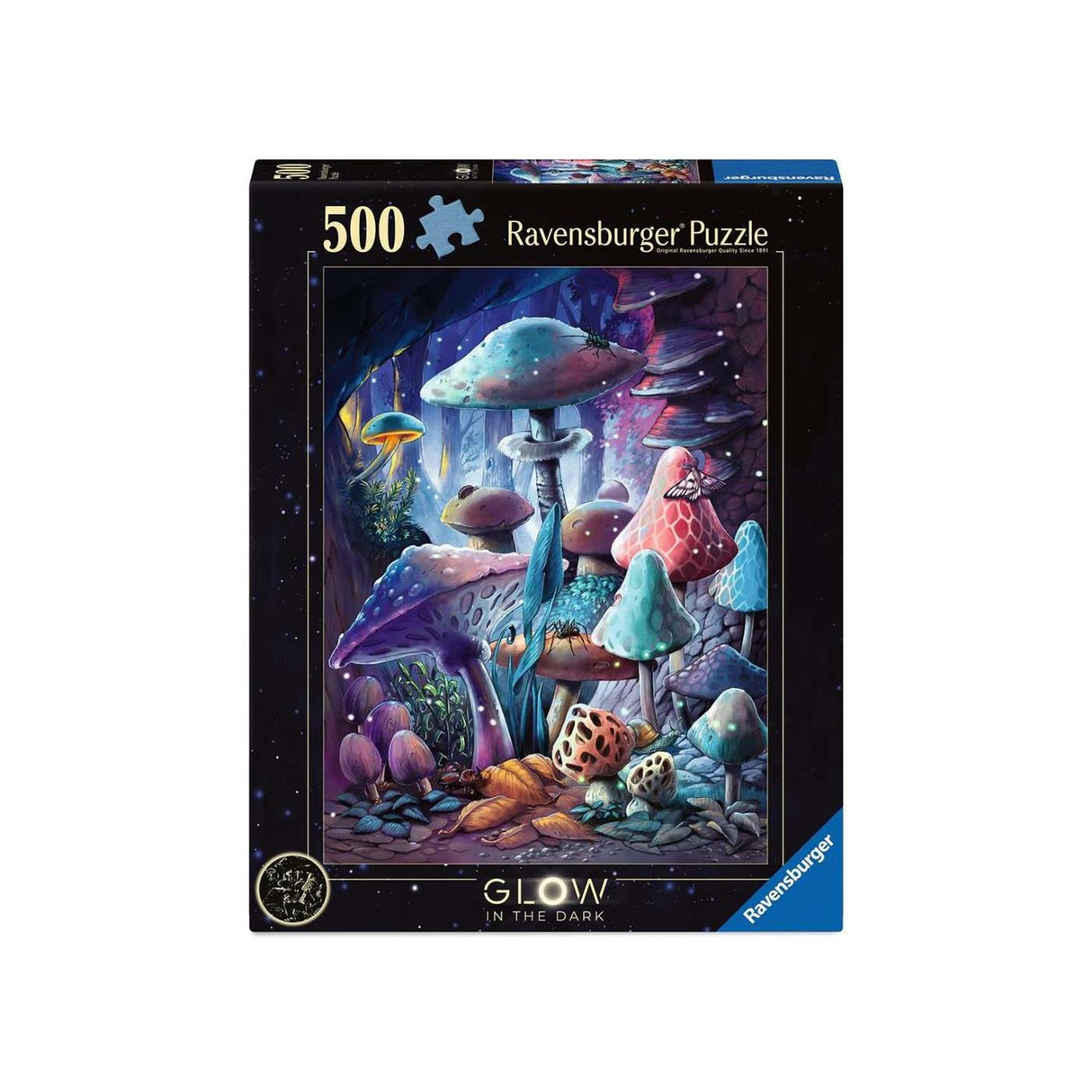 Ravensburger puzzel moonlight mushrooms (starline) - legpuzzel - 500 stukjes
