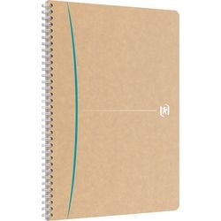 Oxford touareg spiraalschrift, 180 bladzijden, ft a4, geruit 5 mm, geassorteerde kleuren, 1 stuk